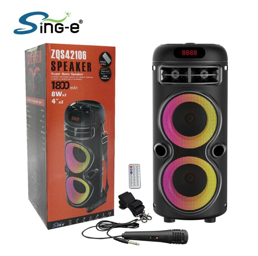 اسپیکر بلوتوث و فلش خور Sing E 42106  قابل حمل