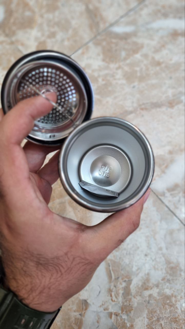 تراول ماگ استیل ۳۰۴ با کیفیت درجه یک